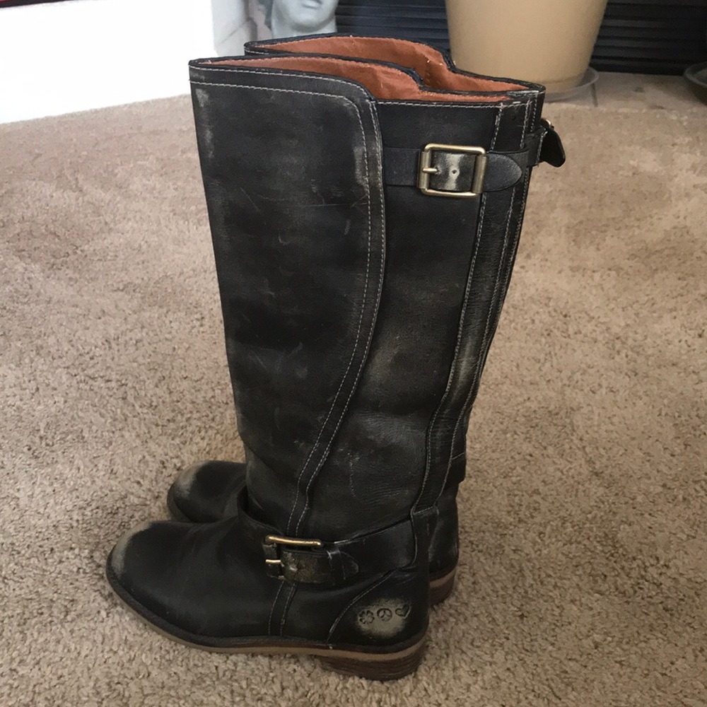 Lucky Brand Distressed Knee High Boot